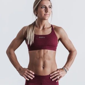 Nobull sports bra (plush heather)